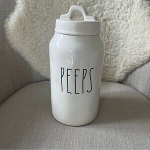 Rae Dunn PEEPS Cookie Jar With Lid - Ceramic
